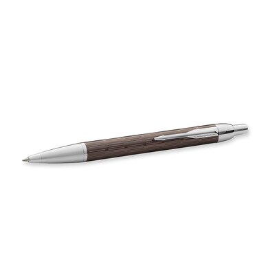 Parker&reg; IM Gunmetal Ballpoint Retractable Pen, Medium Point, Black (S0908620)