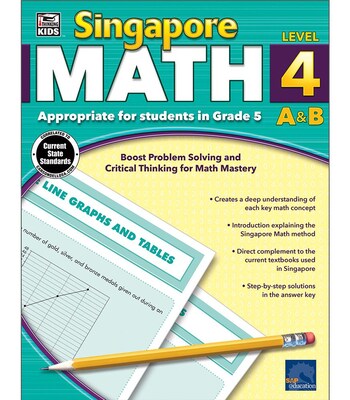 Thinking Kids Singapore Math Workbook for Grade 5