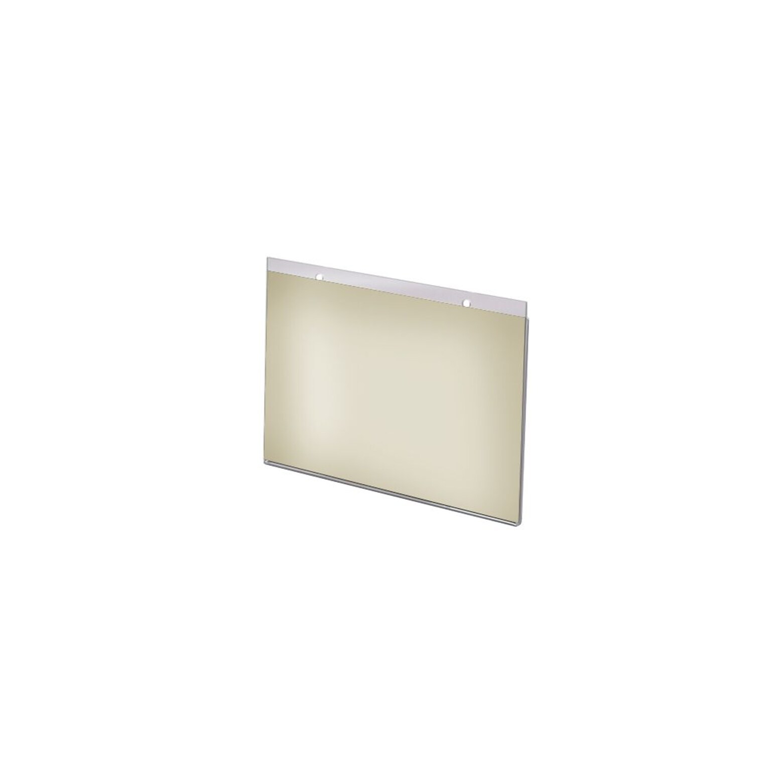 Azar Sign Holder, 8.5 x 5.5, Vertical, Clear Acrylic, 10/Pack (162727)