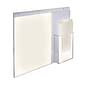 Azar Displays Acrylic Wall Mount Sign Holder with Brochure Holder, 14"W x 11"H