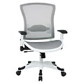 Space Seating Pulsar Nylon & Mesh Managers Chair, White