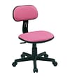 OSP Designs Task Chair, Pink Fabric