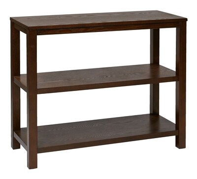 Ave Six Wood Merge Foyer Table, Espresso
