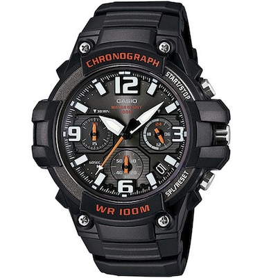 Casio Heavy Duty Chronograph Analog Watch, Black (MCW100H-1AV)