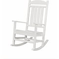 Hanover Outdoor Furniture All-Weather Pineapple Cay Porch Rocker, White (HVR100WH)