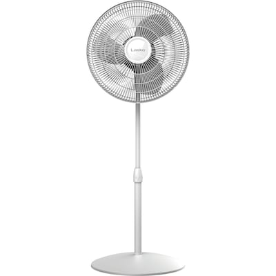 Lasko 47 3-Speed Oscillating Pedestal Fan, White (S16201)