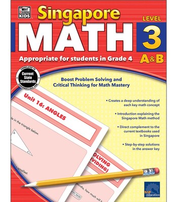 Thinking Kids Singapore Math Workbook for Grade 4