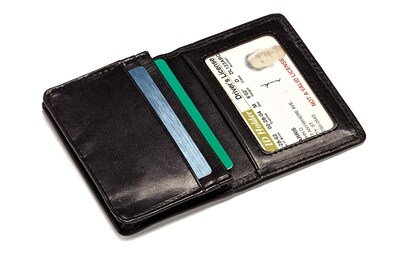 Samsonite Leather Business Card Holder (44092-1041)