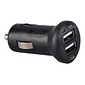 RCA® Mini Auto Power 2 Outlet to USB Charger For Smartphone