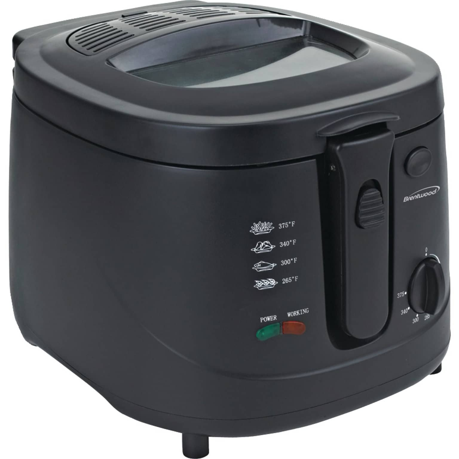 Brentwood 2.5 Liter Deep Fryer (black)