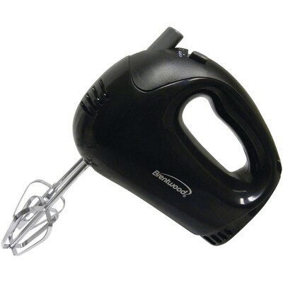 Brentwood 5-Speed Hand Mixer, Black, (HM-44)