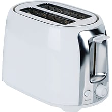 Brentwood 2-slice Cool Touch Toaster (white & Stainless Steel)