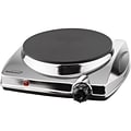 Brentwood Electric Single Hotplate With Chrome Finish