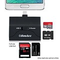 BasAcc® Universal OTG Card Reader 2064765 Supports USB Flash Drive Micro SD for Smartphones and Tablets