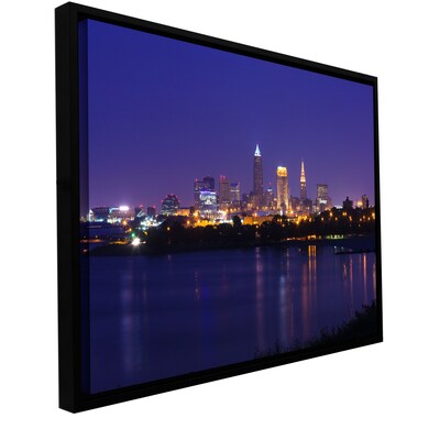 ArtWall Cleveland 18 Gallery-Wrapped Canvas 16 x 24 Floater-Framed (0yor031a1624f)