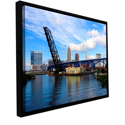 ArtWall Cleveland 12 Gallery-Wrapped Canvas 12 x 18 Floater-Framed (0yor025a1218f)
