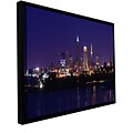 ArtWall Cleveland 16 Gallery-Wrapped Canvas 24 x 48 Floater-Framed (0yor029a2448f)
