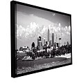ArtWall Cleveland Pano 1 Gallery-Wrapped Canvas 24 x 48 Floater-Framed (0yor036a2448f)