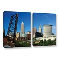 ArtWall Cleveland 13 2-Piece Gallery-Wrapped Canvas Set 32 x 48 (0yor026b3248w)