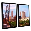 ArtWall Cleveland 10 2-Piece Canvas Set 32 x 48 Floater-Framed (0yor023b3248f)