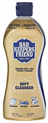 Bar Keepers Friend Soft Cleanser, 26 Oz Squeeze Bottle, Citrus, 6/carton