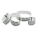 Zebra Z-Band Permanent Adhesive Direct Thermal Wristband for HC100 Printer; White, 300 Labels/Roll, 6 Rolls/Box (10015358K)
