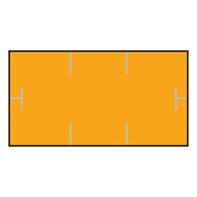 Garvey® 10 mm x 19 mm Blank Label, Orange, 17000 Labels/Sleeve (GS1910)