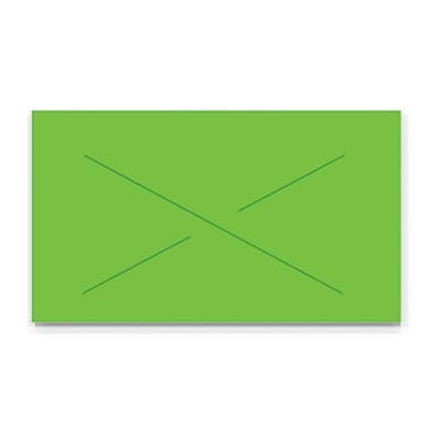 Garvey® Blank Label, Fluorescent Green, 12 mm x 22 mm, 11,000 Labels/Sleeve (GX2212)