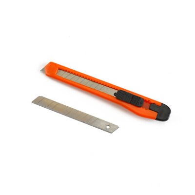 Garvey® 13-Point Snap Blade Knife, Black/Orange (CUT-40454)