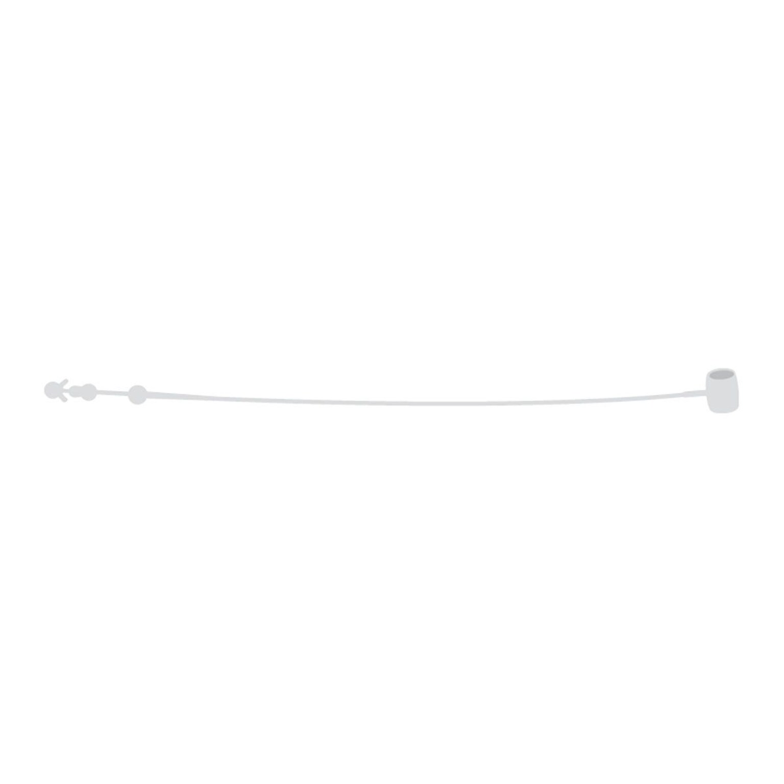 Garvey 3 Barrel Lock Fastener, Clear, 5000/Pack (TAGS-43700)