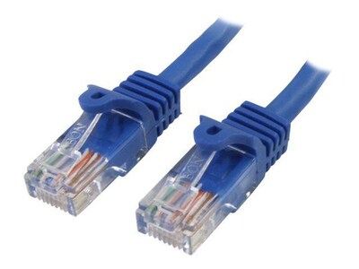 StarTech RJ45PATCH100 100ft Cat5e Blue Snagless RJ45 UTP Patch Cable