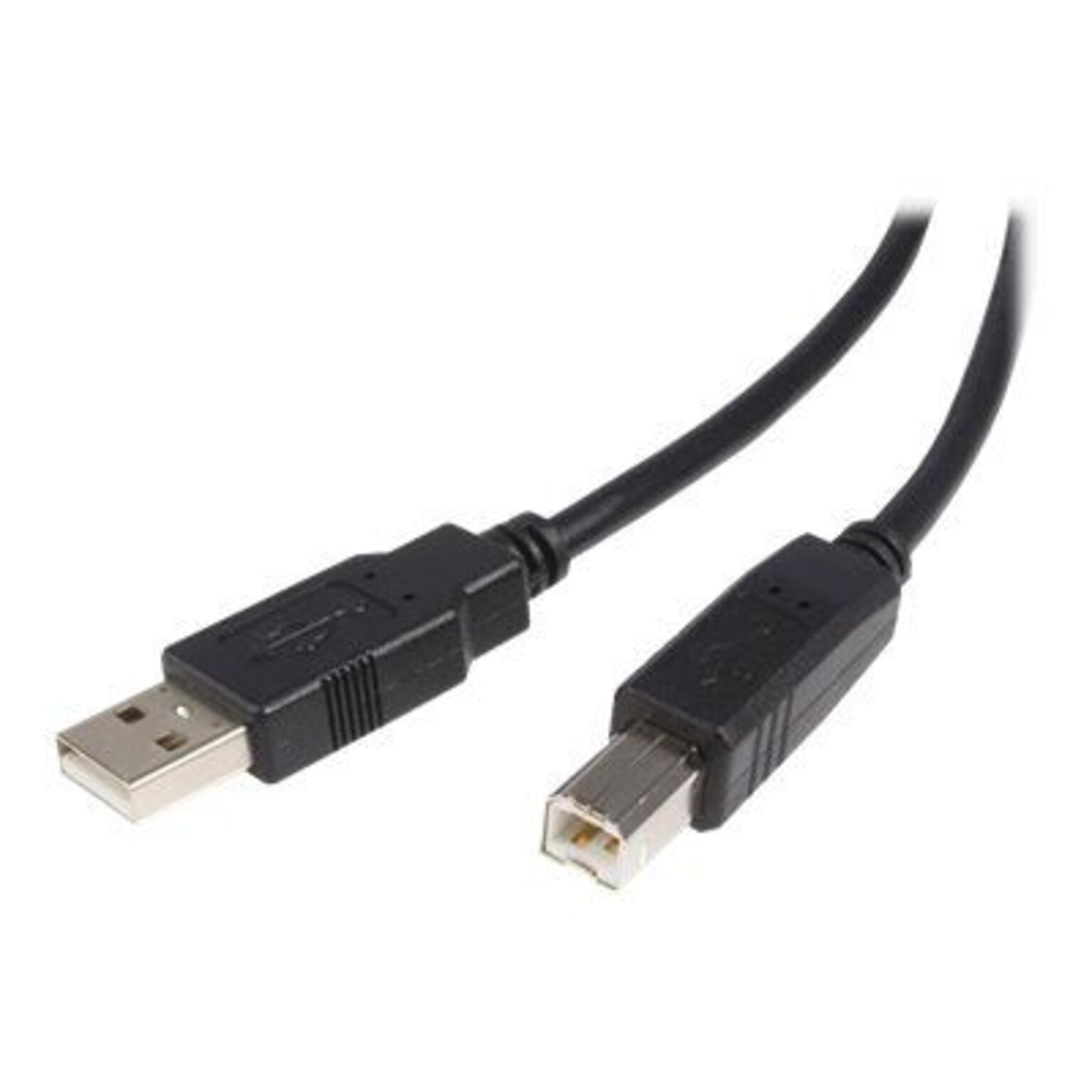 StarTech 15 USB 2.0 A to B Cable, Male to Male, Black (USB2HAB15)