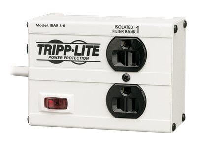 Tripp Lite Isobar 2-6 2-Outlet 1410 J Surge Protector; 6 Cord