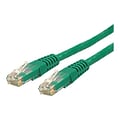 StarTech 15ft Cat-6 RJ45 UTP Gigabit Patch Cable; Green Molded