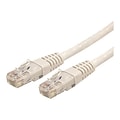 StarTech C6PATCH7WH 7ft Cat-6 White Molded RJ45 UTP Gigabit Cat6 Patch Cable