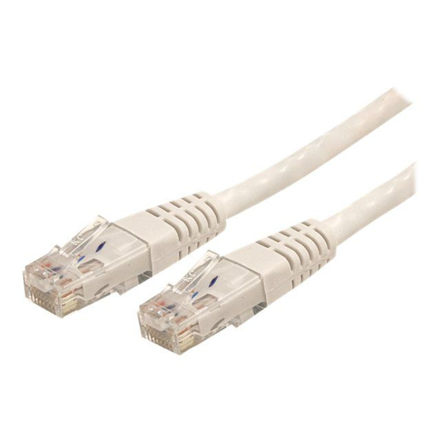 StarTech C6PATCH25WH 25ft Cat-6 White Molded RJ45 UTP Gigabit Patch Cable