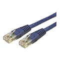 StarTech C6PATCH8BL 8ft Cat-6 Blue Molded RJ45 UTP Gigabit Patch Cable