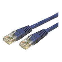 StarTech C6PATCH8BL 8ft Cat-6 Blue Molded RJ45 UTP Gigabit Patch Cable