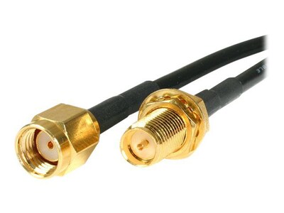 StarTech 10ft RP-SMA to RP-SMA Wireless Antenna Adapter Cable, M/F