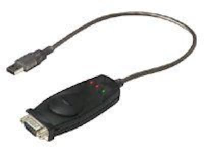 Belkin ™ Type-A USB/DB-9 Male/Male Portable Cable Adaptr Cable; Black (F5U409V1)