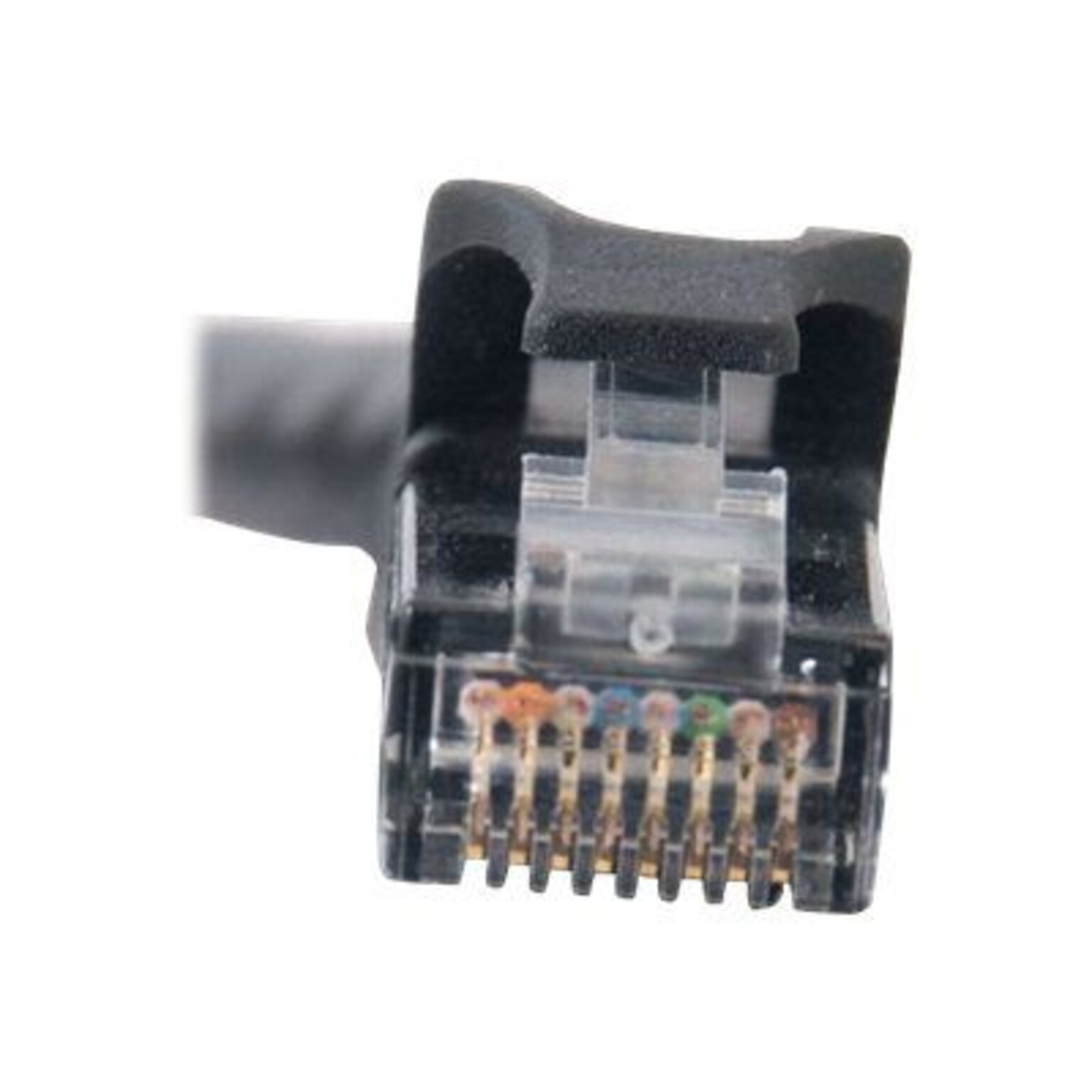 C2G 27153 10 Black RJ-45 Male/Male Cat6 Snagless Unshielded Network Patch Cable for Network Adapters/Hubs