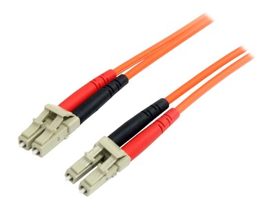 StarTech  FIBLCLC5 5m Multimode 62.5/125 Duplex Fiber Patch Cable LC to LC