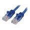 StarTech RJ45PATCH15 15ft Cat5e Blue Snagless RJ45 UTP Patch Cable