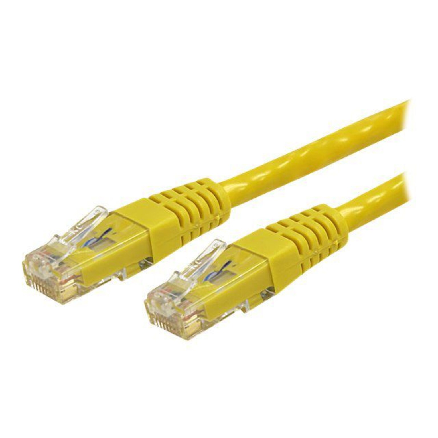 StarTech C6PATCH3YL 3ft Cat-6 Yellow Molded RJ45 UTP Gigabit Patch Cable