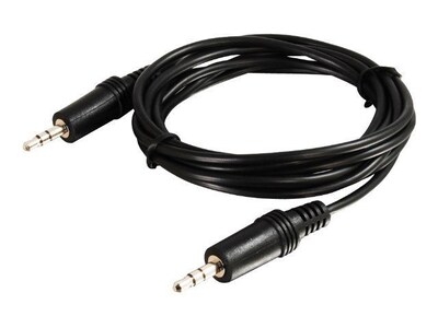 C2G® 40414 12 3.5mm Stereo Male/Male Audio Cable; Black