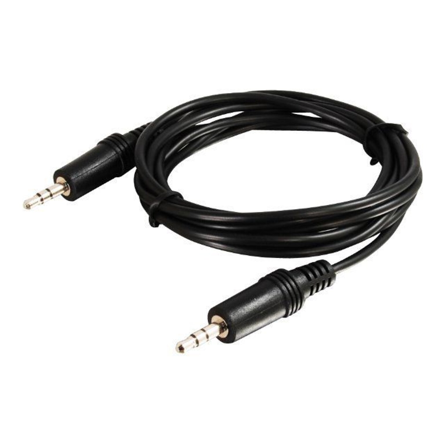 C2G ® 40412 3 Mini-Phone Audio Cable, Black