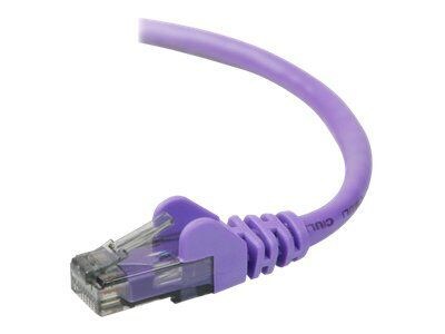 Belkin A3L980-07-PUR-S 7 RJ-45 Male/Male Cat6 Snagless Patch Cable, Purple