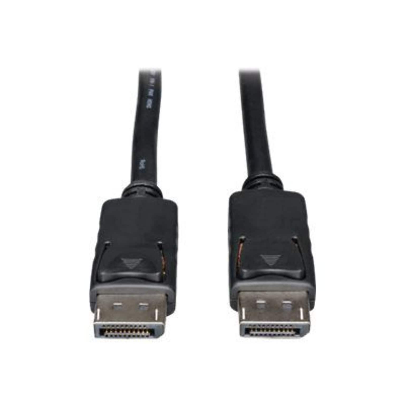 Tripp Lite P580 6 DisplayPort Male/Male Monitor Cable with Latches; Black