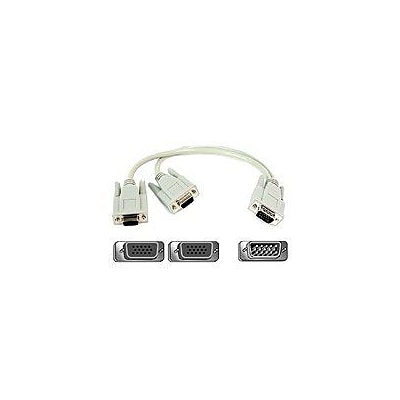 Belkin PRO F3G006-01 1 HD-15 Monitor Display Video Cable; Gray