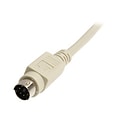 StarTech 6 PS/2 Male to Female Keyboard/Mouse Extension Cable, Beige (KXT102)